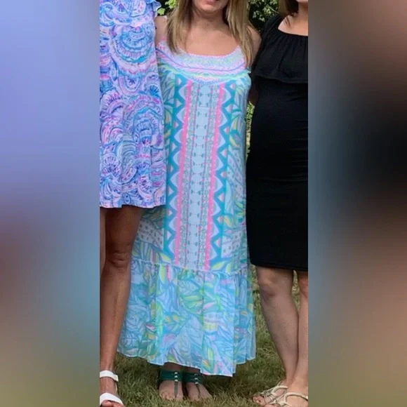 Lilly Pulitzer maxi summer dress size Large - Picture 7 of 7